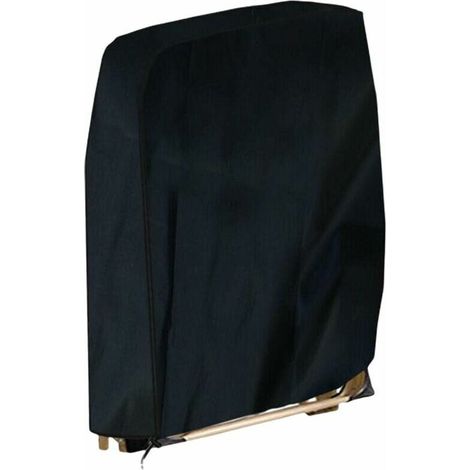 Housse de chaise pliante inclinable en tissu Oxford 210D - Housse de chaise de jardin empilable - Housse de chaise longue pliante avec sac de rangement pour transat de terrasse (1/4)