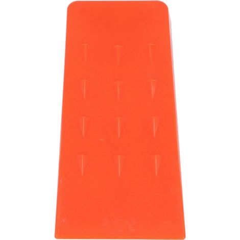 Ensemble de Cales de fendage de Bois en Plastique ABS de 8 Pouces, pour Fournitures d'exploitation forestière en Plein air, Outils et Accessoires de tronçonneuse Cales d'abattage (Orange) (1/5)