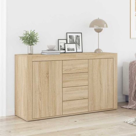 Buffet-Meuble de rangement Chêne Sonoma 120 x 36 x 69 cm Bois d'ingénierie (1/5)
