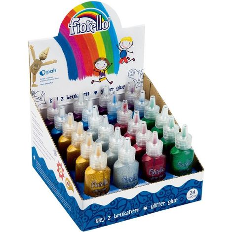 Colla glitterata GR-BK20 (24 pezzi) fiorello