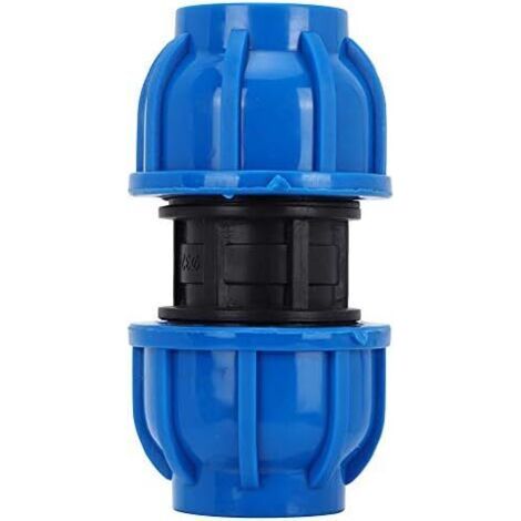 4Pcs PE Connecteur Droit En Plastique 32mm à 32mm Adaptateur De Tuyau D'eau Raccord Droit Raccord De Tuyau D'Eau Tube Raccords (1/5)