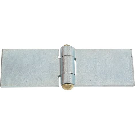 Charnière à souder 3 nœuds acier zingué blanc diamètre 12 mm 35 x 90 x 5,2 mm - TORBEL INDUSTRIE