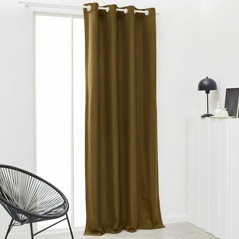 TODAY Rideau Isolant Thermique Essential Uni - 140 x 240 cm - Bronze (1/2)