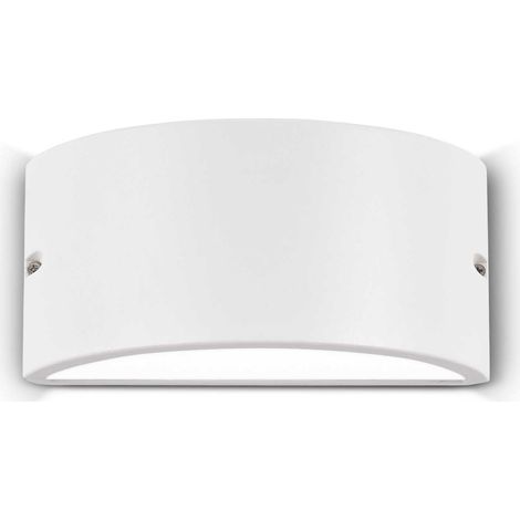 Ideal Lux Rex-2 - Applique Murale Extérieure Up Down 1 Lumière Blanc IP44, E27 (1/2)