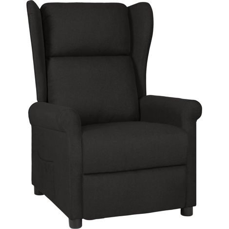 Relaxsessel Schwarz Stoff vidaXL (1/5)