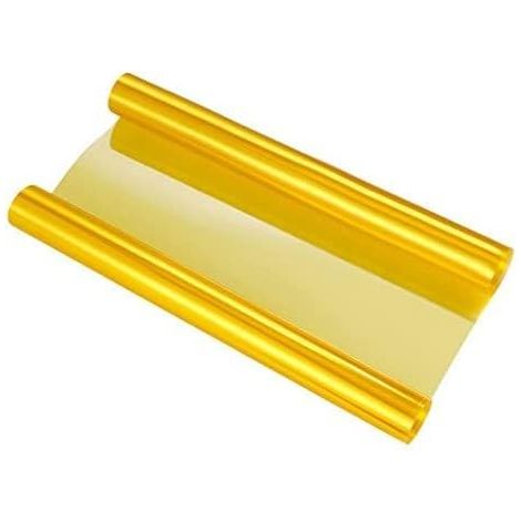 Film teinté jaune pour phares de voiture 30x100cm, film teinté pour feux antibrouillard, étanche
