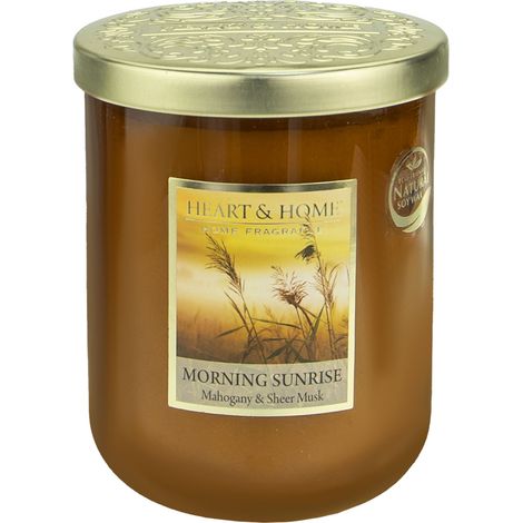 Grande bougie heart and home lever de soleil (1/2)