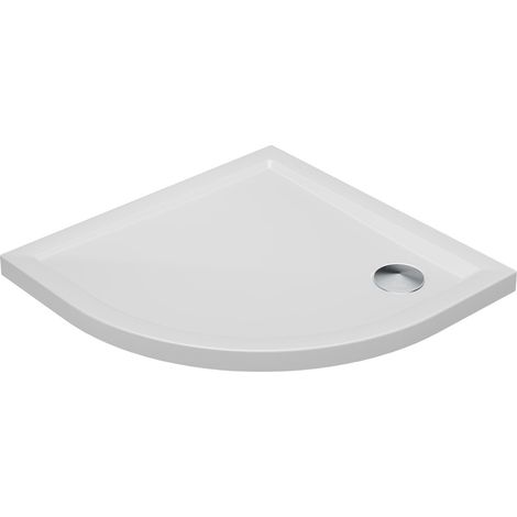 Signature Boundary Quadrant Stone Resin Shower Tray 800mm x 800mm (inc Waste)
