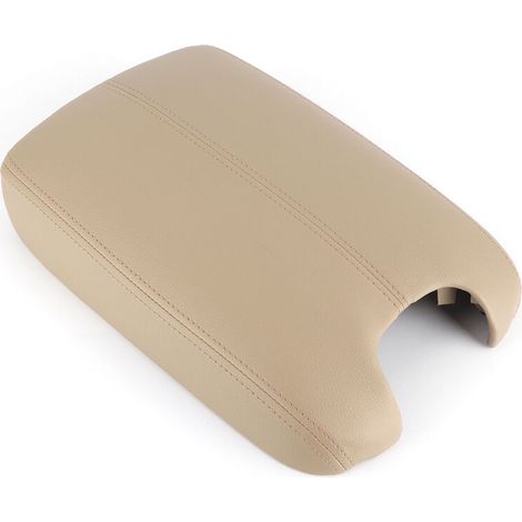 Jeffergarden Housse d'accoudoirs, couvercle de console centrale anti-rayures pour remplacement de voiture 2008-2012 (Beige)-DOU