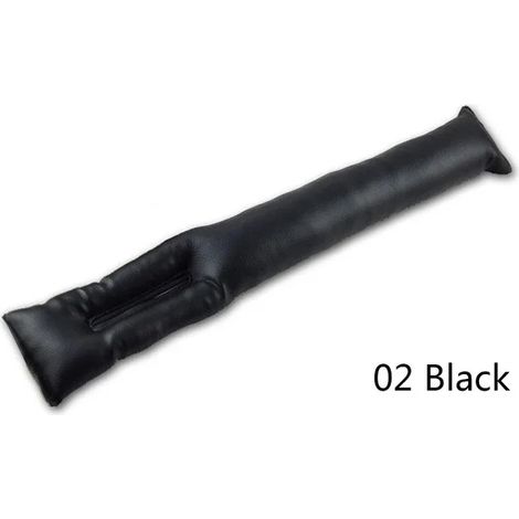 (B-noir) Bouchons d'espace pour sièges auto, en cuir PU souple, étanches, pour coutures latérales. Usage intérieur automobile. (1/5)