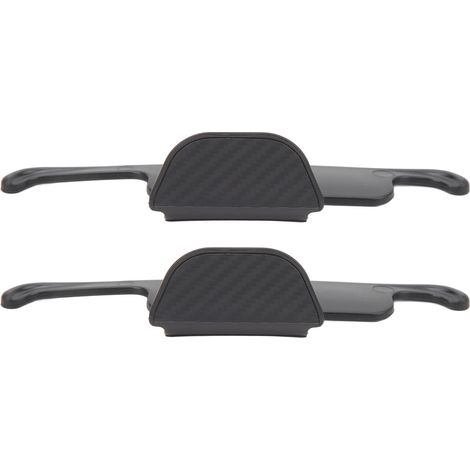 2 crochets repose-tête voiture motif fibre carbone ABS support rangement remplacement compatible Tesla Model 3 Model Y (1/5)