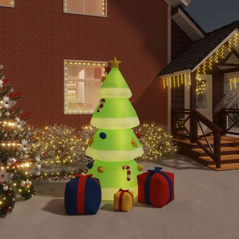 vidaXL Arbre de Noël gonflable avec LED 240 cm (1/5)
