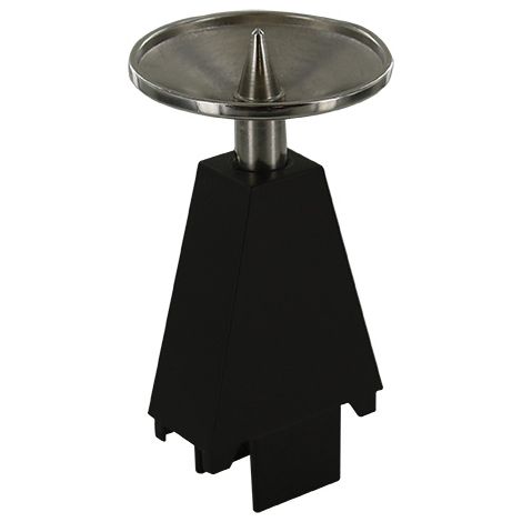 Embout haut ajustable - Décor : Canon de fusil - Matériau : Plastique - Hauteur : 90 mm - VOLPATO (1/3)