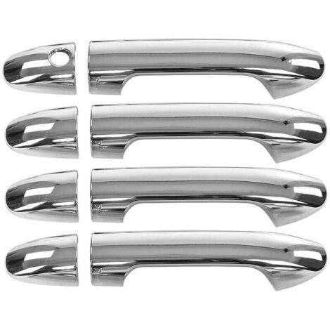 Ensemble de 8 baguettes de finition électroplaquées pour poignées de porte extérieures Mercedes-Benz Vito W447 2014-2017 (1/4)