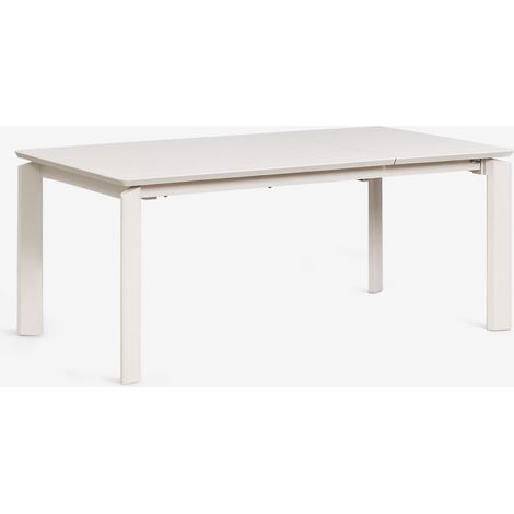 Tavolo da giardino rettangolare 180-240-300x100 cm allungabile in alluminio Milenca SKLUM            