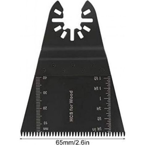 LamedeScie Oscillante 10Pièces,65mm Oscillante Oscillants Outil Multifonction Lames Coupe Métal,pou électriques pour Couper leBois (1/5)