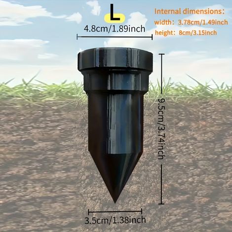 Cache-clés pour arroseur automatique, cache-clés réaliste, coffre-fort étanche pour clés de jardin, pelouse, facile à installer dans le jardin (1/5)