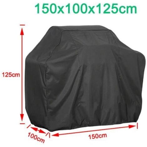 Schutzhülle für Grill 150x100x125cm, wasserdicht und staubdicht, robust für den Außeneinsatz. (1/5)