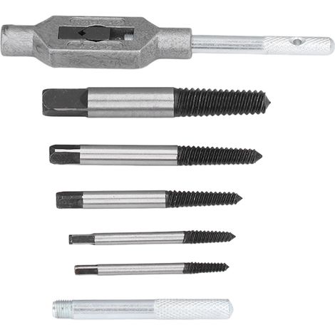 Outil de torsion de tarauds métalliques M1-M12, extracteur de vis à tête cassée, extracteur de vis endommagées pour tuyaux d'eau (1/5)