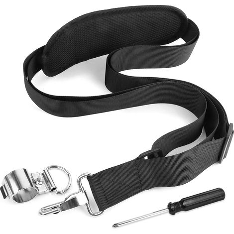Harnais debroussailleuse Sangle d'épaule de tondeuse Harnais Nylon pulverisateur Sangle Réglable Attache désherbant pour Débroussailleuse Tondeuse à Gazon (1/5)