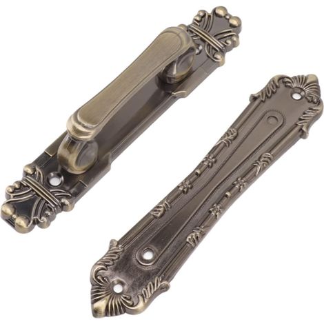 Poignée de porte grange style ferme en fer antirouille armoires portes (1/4)