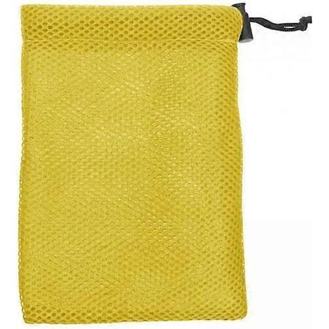 4 petits sacs de rangement en filet à cordon coulissant avec fermeture à verrou, pochettes de rangement pour le rangement (1/5)