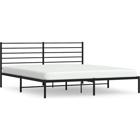Maison Exclusive - Estructura cama sin colchón con cabecero metal (1/5)
