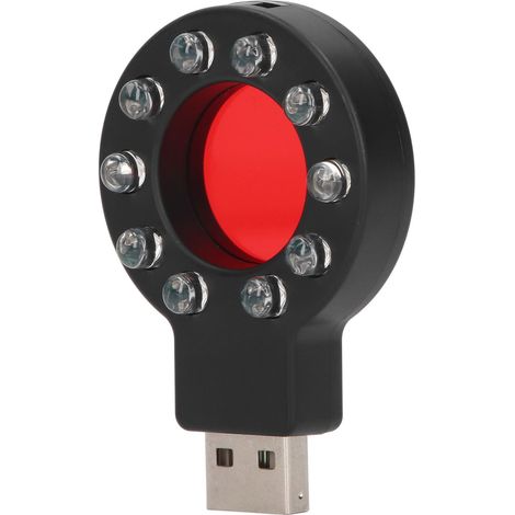 Détecteur de caméra USB 10 lumières infrarouges localisateur GPS scanneur testeur de signal RF 5V (1/5)