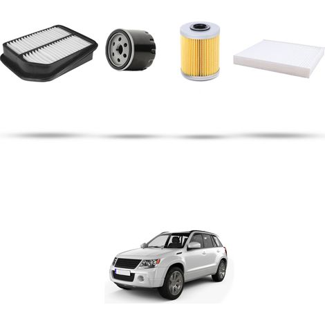 Kit tagliando 4 filtri compatibile con Suzuki Grand Vitara 1.9 DDIS 95kw dal 2006 (1/5)