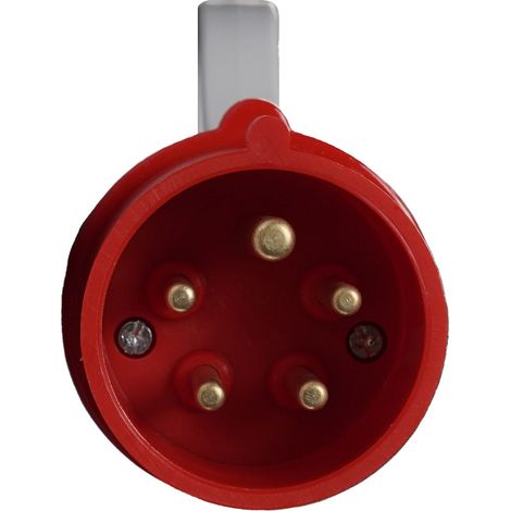Spina mobile trifase 3P+N+T 16A 400V 6h, IP44 a vite (1/3)