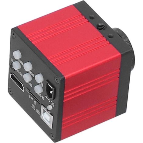 Caméra microscope USB FHD 1080P 37MP, équipée d'un objectif à interface C 180X et d'une télécommande, adaptée à la réparation de téléphones portables, prise standard européenne AC100-240V. (1/5)