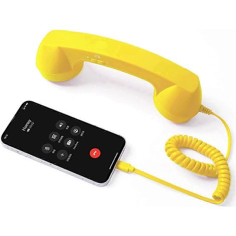 JIAJIEFANG Premium-Handy im Retro-Stil mit USB-C-Anschluss – universell kompatibel, strahlungsresistent, funktioniert mit iPhones und Android-Geräten (1/5)