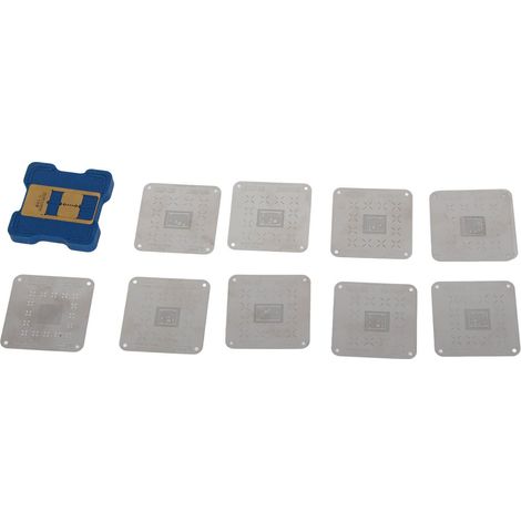Lot de 3 outils de plantation magnétique en fer blanc, acier inoxydable, filet de reballage pour réparation iPhone +A8-15 (1/5)