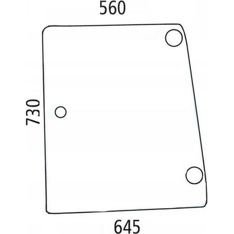 Vitre latérale UNIVERSEL D6720A (1/2)