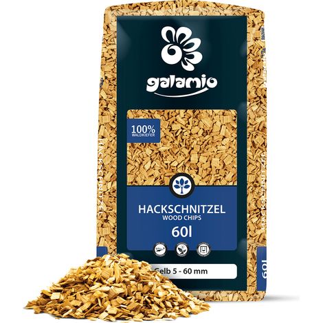 Galamio Holzhackschnitzel Gelb 60l (1/5)