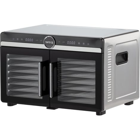 Gastro Lebensmitteltrockner aus Edelstahl mit 16 Einschüben, 1400 W (1/5)