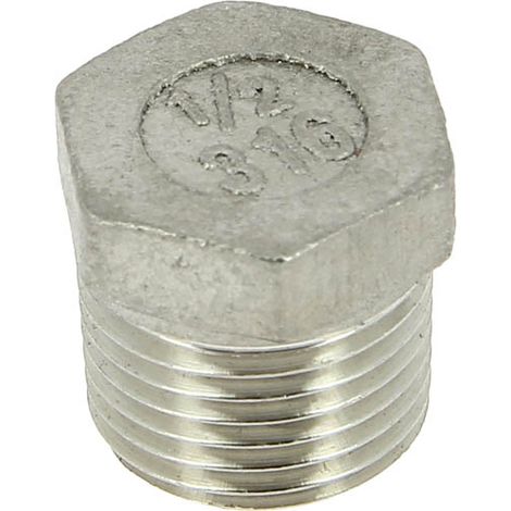 Bouchon inox Mâle 1/2