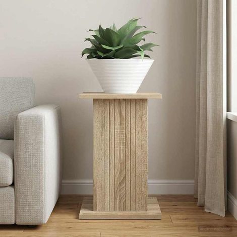 Teenpull – Pflanzenständer Sonoma-Eiche 30,5 x 30 x 43 cm Holzwerkstoff (1/5)