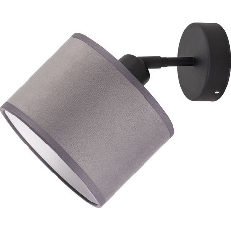 Lámpara Tornado AMP1, terciopelo gris (1/5)