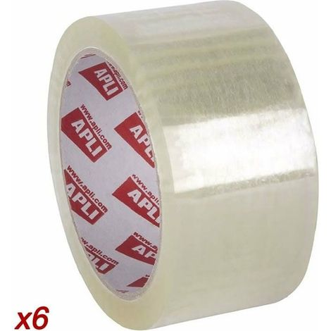 Cinta adhesiva apli 11592 48 mm x 66 m transparente permanente (1/3)