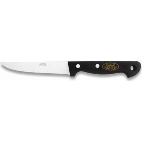 Coltello da cuoco Mam con mango Magnun con lama in acciaio inox 14 Cm nero, presentato in una scatola colore 17049
