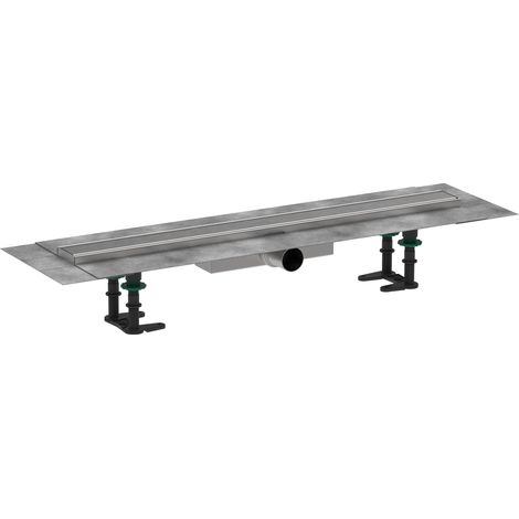 Kit complet de canal de douche RainDrain Compact 700 mm