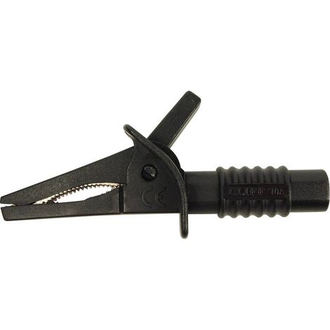 Cliff CRC/01 Morsetto a clip/coccodrillo isolato Connettore 4 mm CAT II 1000 V, CAT III 600 V Nero