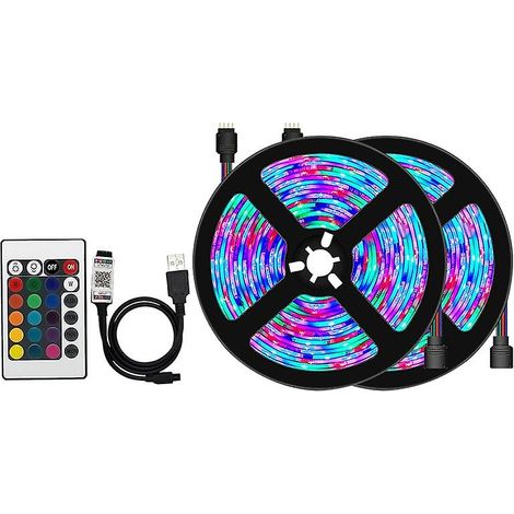 Barre lumineuse USB 5V Magic Color RGB à changement de couleur flash WS2812B, table d'eau respirante pour courses de chevaux, distributeur automatique de billets (1/5)