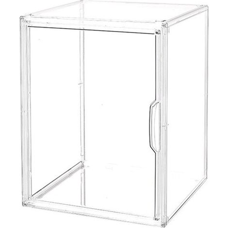 Vitrine transparente de présentation - Vitrine de stockage à grande capacité sans séparation - Système de présentation modulaire 888 (livrée en boîte) (1/5)