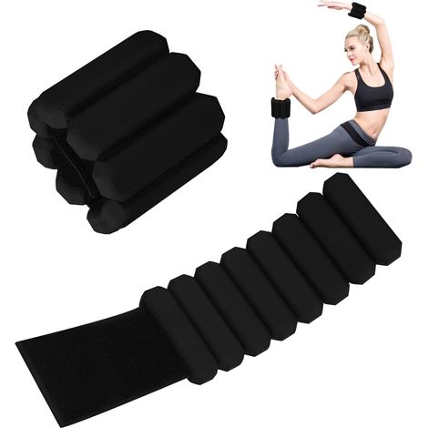 2 Stück Poids Cheville Et Poignet Réglables, Poids Réglables Pour Poignets Et Chevilles Pour Hommes Et Femmes, Parfaits Pour Le Jogging, La Marche, Le Pilates, l'Aérobic, La Musculation (1/5)