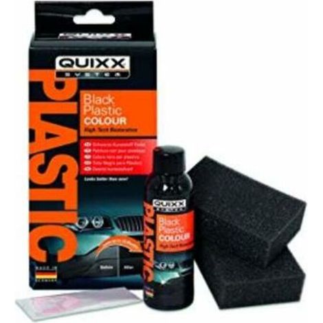 Kit Brillantante per Plastica Quixx 10188 Asciugatura rapida Nero