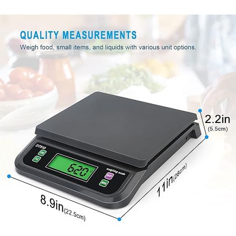 Balances Électroniques Cuisine 30 kg / 1 g Nourriture Digital Faisant Cuire À La Maison Le Fruit Pesant - Noir (1/5)