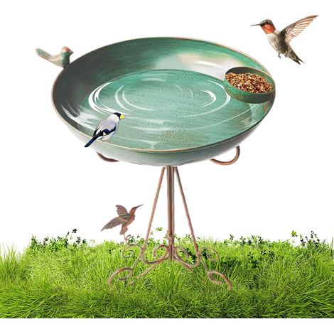 Bain d'oiseaux de jardin, station d'alimentation Bain (1/5)