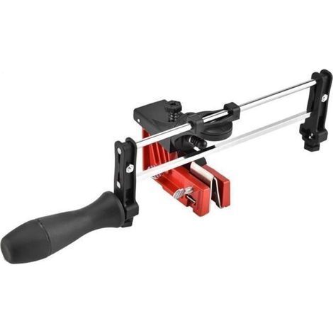 Chain Sharpener, Bar-Mounted Manual Chain Sharpener Chain Guide Tool for Chainsaw (1/4)